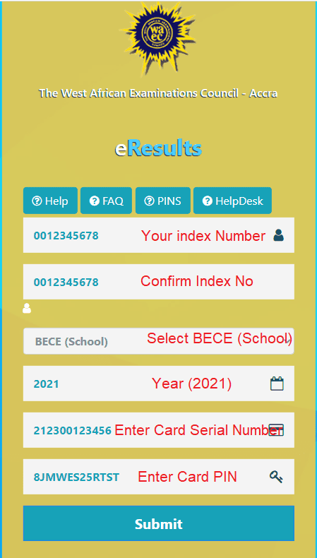 Check 2021 BECE Results