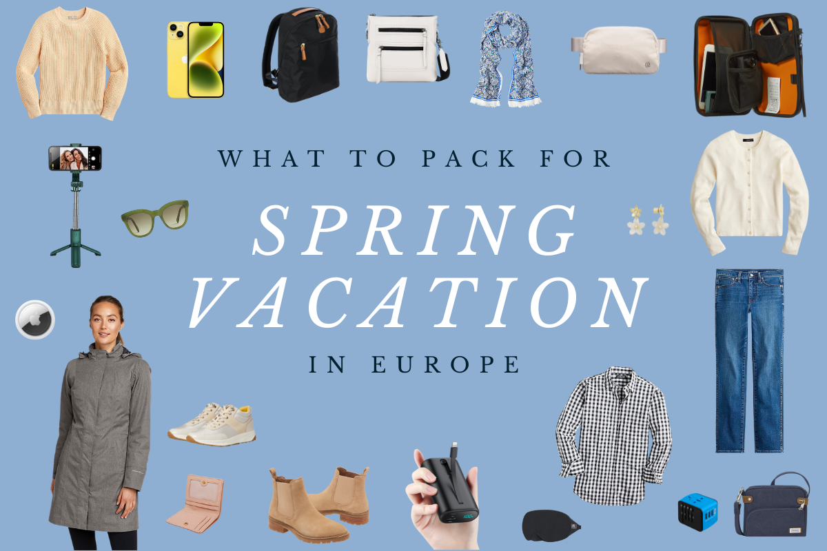 Spring Outfits for Europe Travel