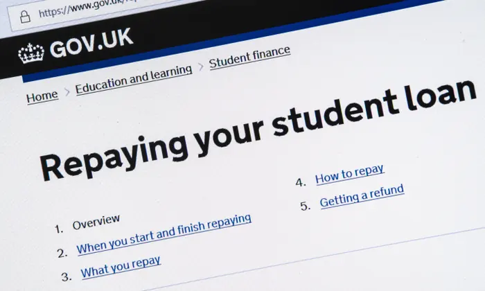 student loan options for Truro UK