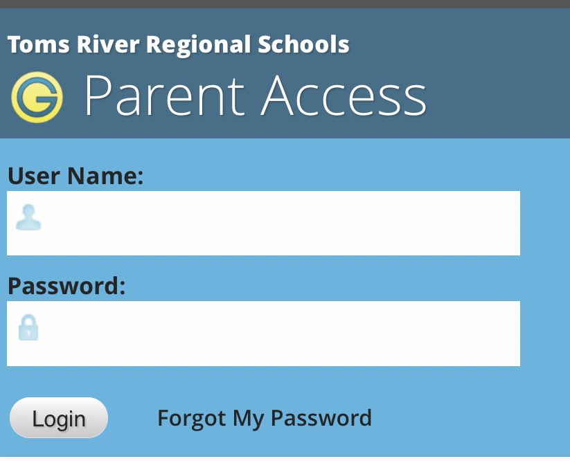 Toms River Parent Portal Login